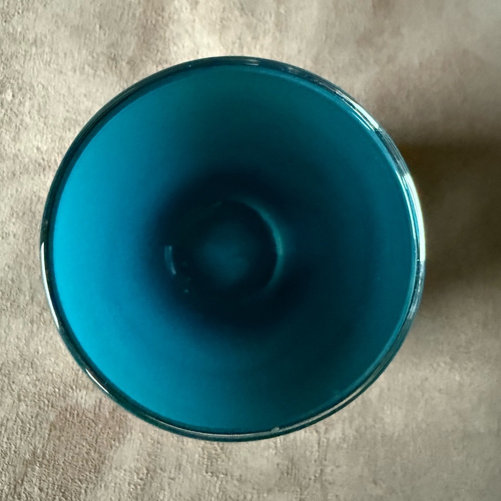 Glassybaby Teal Candle Holder - Picture 6 of 9